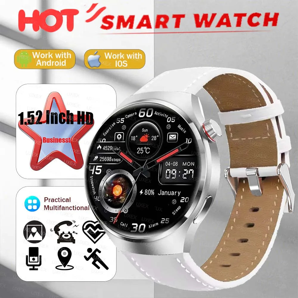 2026 New Originl Men Watch plus Smartwatches 1.52" HD Screen GPS Track Bluetooth Call Health Tracker Multifunction Smartwatches