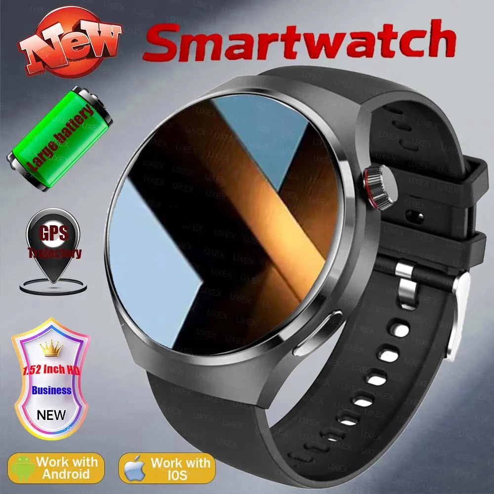 2026 New Originl Men Watch plus Smartwatches 1.52" HD Screen GPS Track Bluetooth Call Health Tracker Multifunction Smartwatches